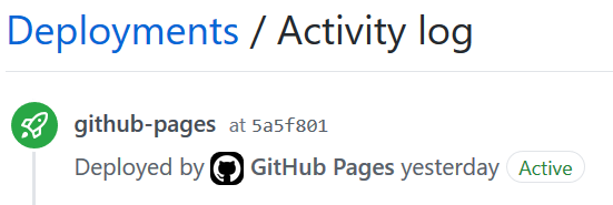 robbiesri.github.io Activity Log